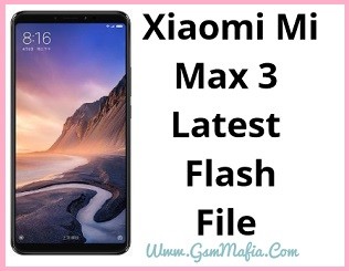 mi max 3 flash file