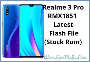 realme 3 pro flash file