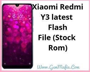 redmi y3 flash file