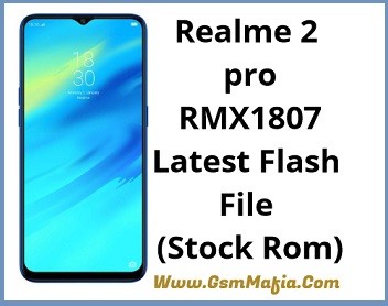 realme 2 pro flash file