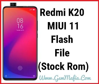 redmi k20 flash file