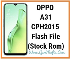 oppo a31 flash file