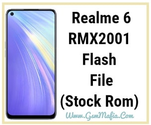realme 6 flash file