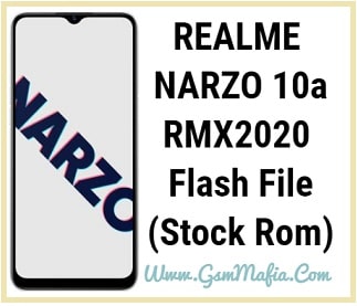 realme narzo 10a flash file