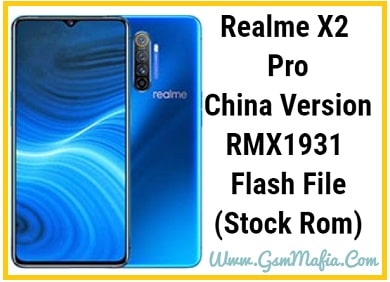 realme x2 pro china flash file