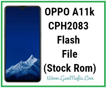 oppo a11k flash file