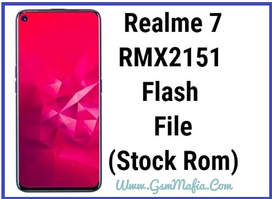 realme 7 flash file