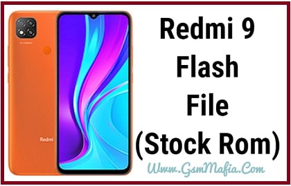 redmi 9 flash file