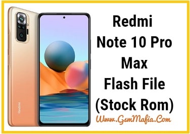 redmi note 10 pro max flash file
