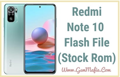 redmi note 10 flash file