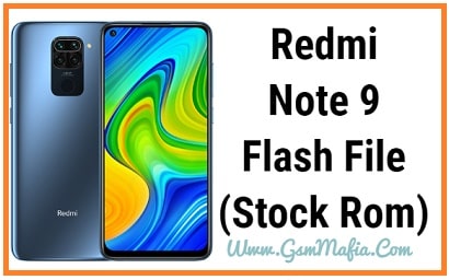 redmi note 9 flash file