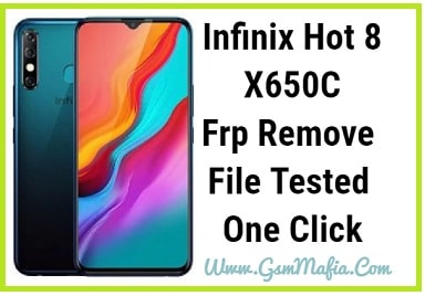infinix hot 8 x650c frp remove file
