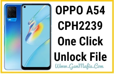 oppo a54 cph2239 pattern and frp unlock file
